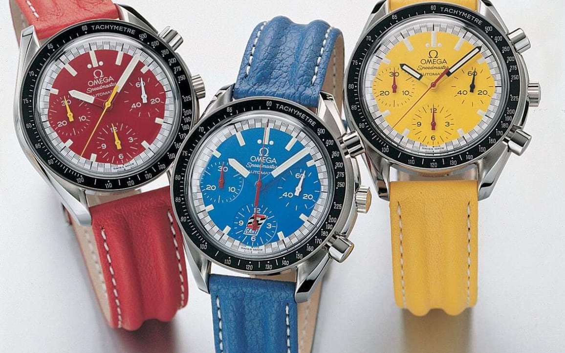 omega schumacher watch