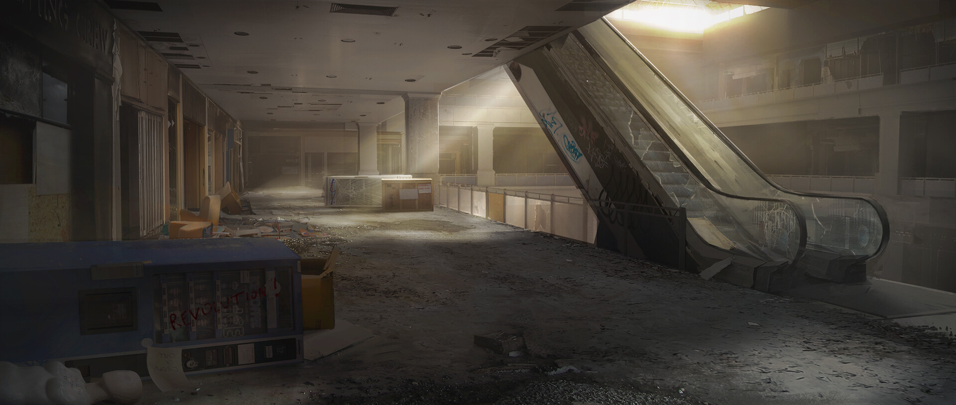 Abandonded mall photo