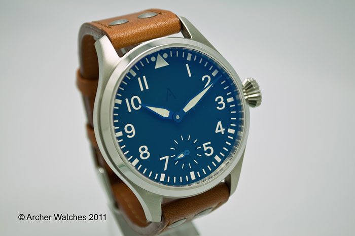 Archer Aero 45 Blue Dial - Canadian Watch Brands Article