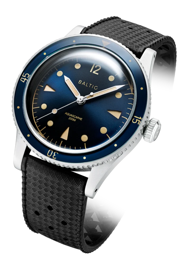 Baltic Aquascaphe Classic Blue Gilt - French Watch Brands Article
