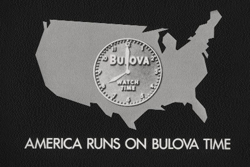 Just a ten-second spot featuring a simple graphic and a voiceover that proclaimed: "America runs on Bulova time."