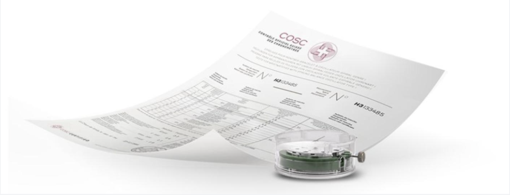 COSC Certification