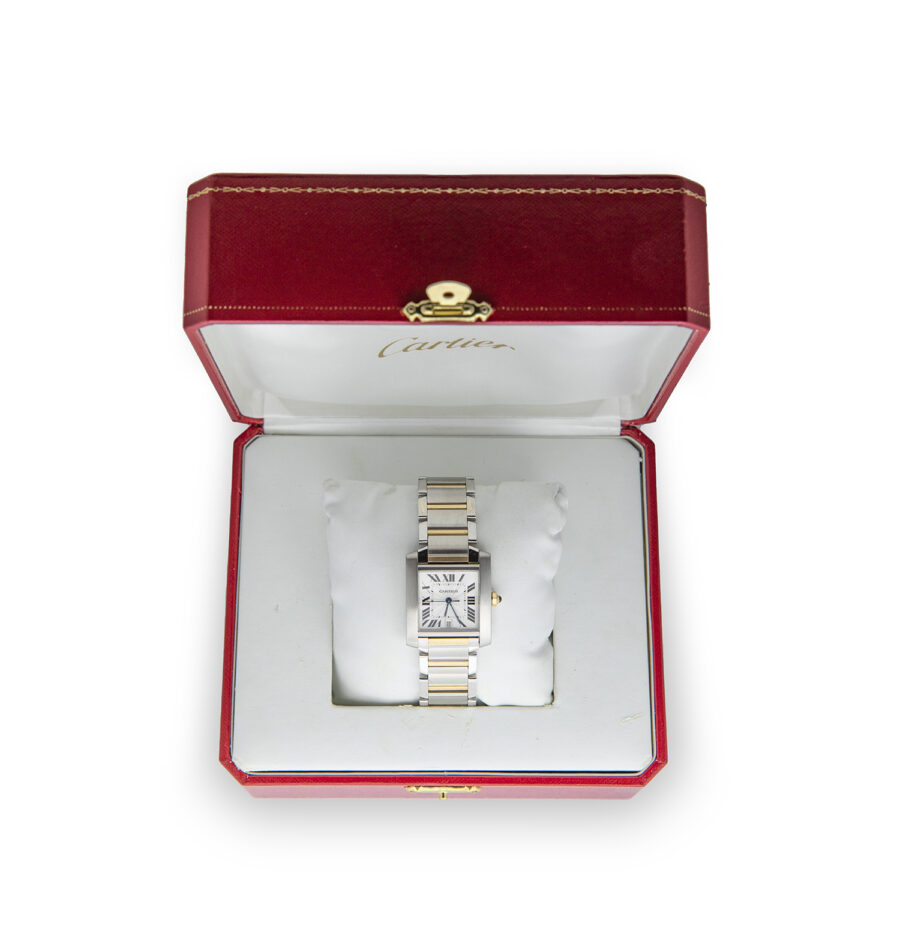 Cartier Tank Francaise 2302 Two Tone Automatic Large Shot 2 1