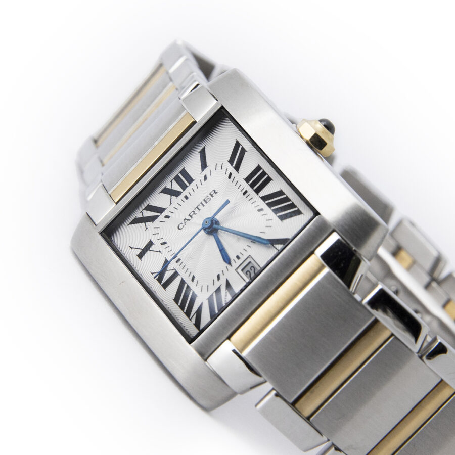 Cartier Tank Francaise 2302 Two Tone Automatic Large Shot 4 1