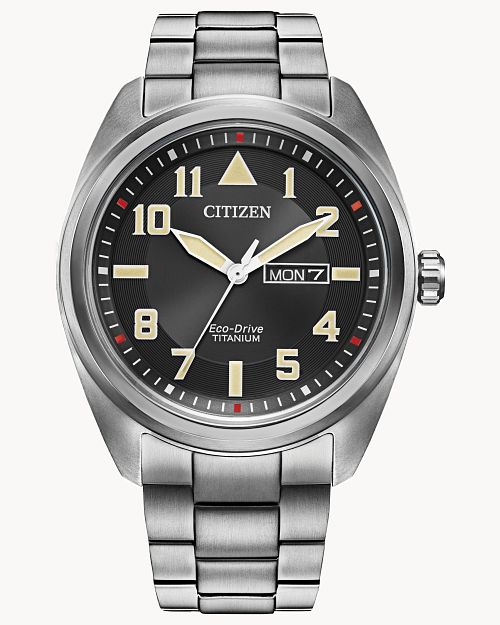 Citizen Garrison Titanium - Easy to read watches for seniors 