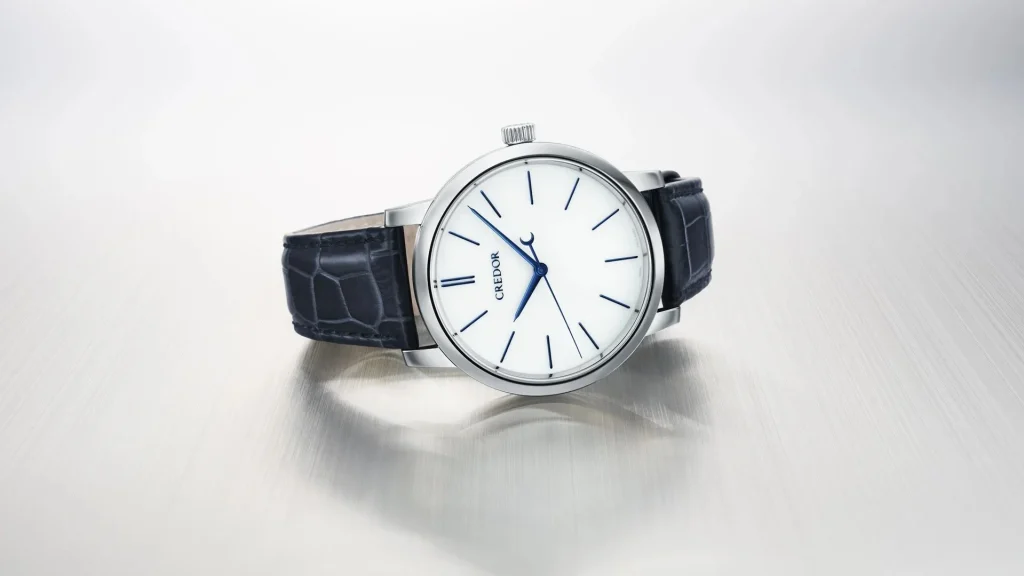 Credor watches represented by the Eichi II for the HSNY lecture
