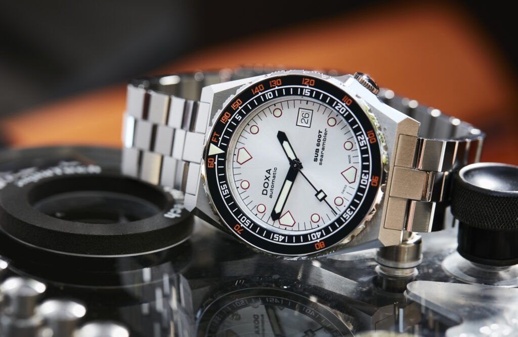 Doxa Sub 600T Lifestyle Shot - Image Copyright Doxa Press - For Article Best Dive Watches Under $2000