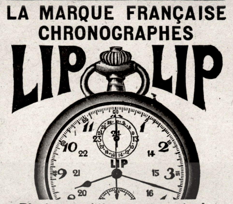 LIP Vintage Advert Circa 1901 - French Watch Brands Article