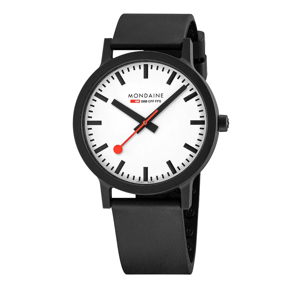 Mondaine Essence Black Men's Watch MS1.41110.RB - 15 of the best budget Swiss watches under $200 Article