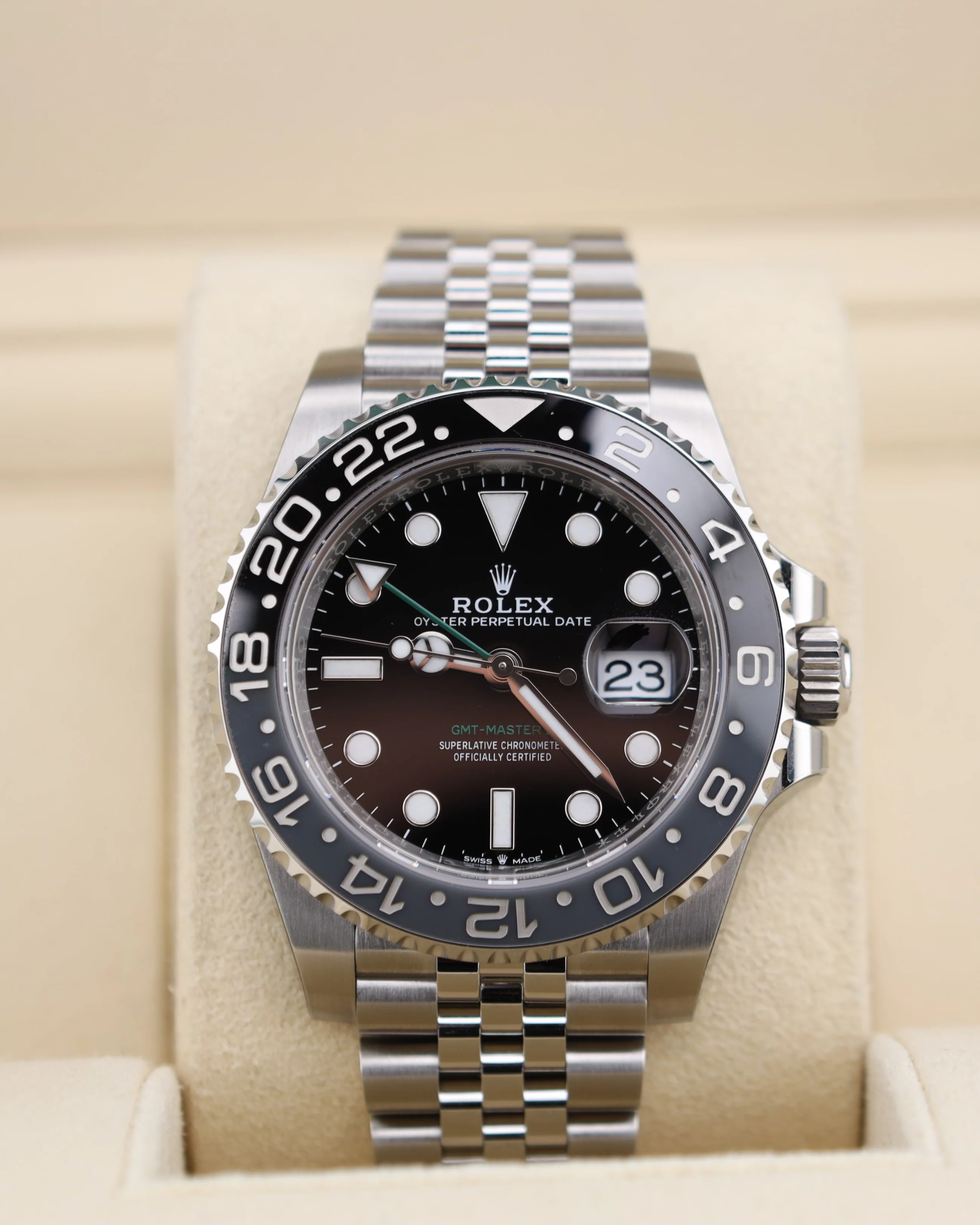 Rolex GMT-Master II 126710GRNR Jubilee Bracelet Bruce Wayne - Image 2