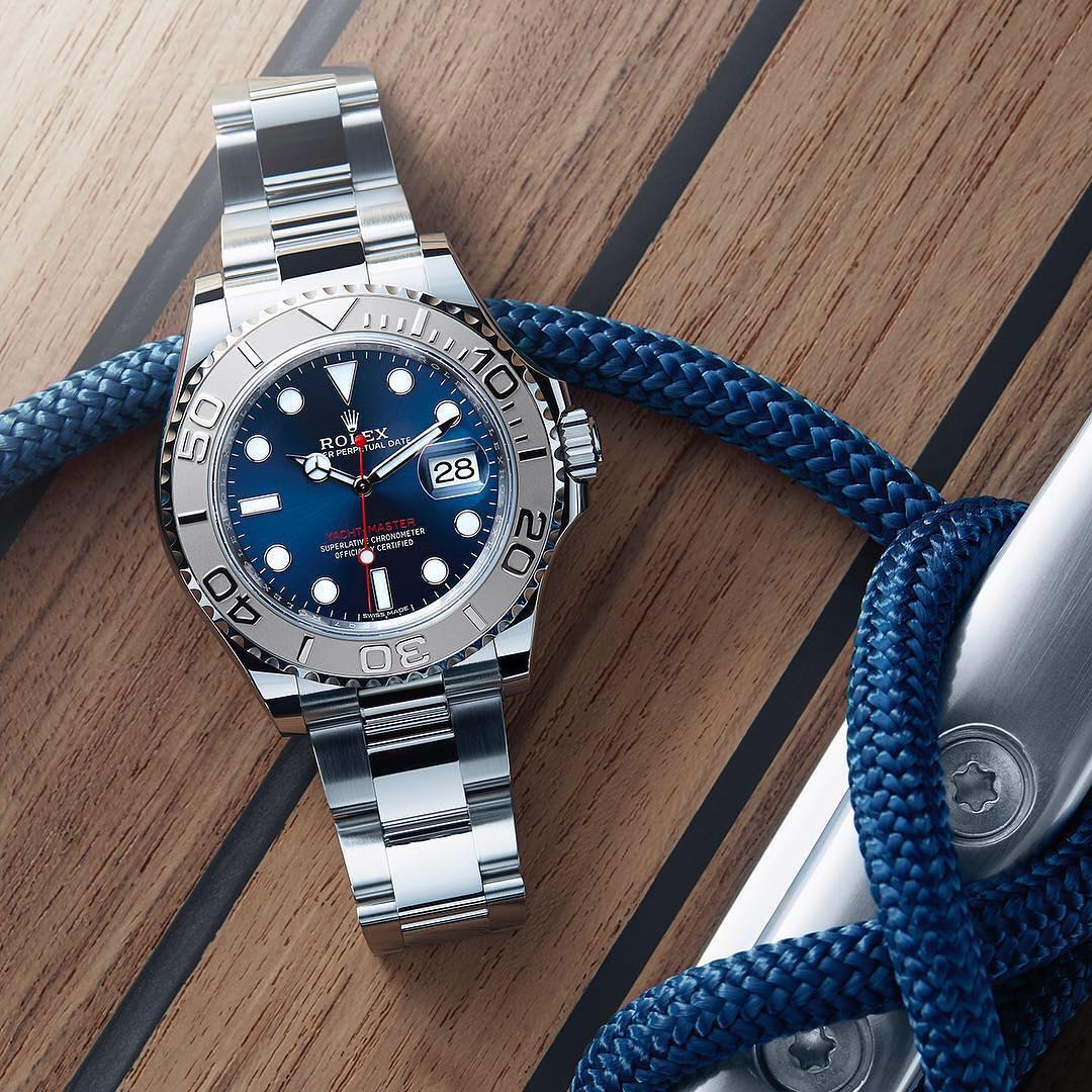 yacht master 40 blue dial