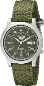 Seiko 5 Military Field watch SNK805, Green Dial Seiko Watches Blog