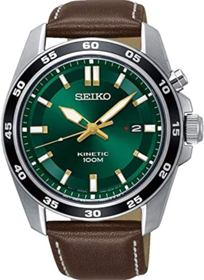 Seiko Men's Stainless Steel Kinetic Watch SKA791P1 - 7 of the Best Seiko Kinetic Watches