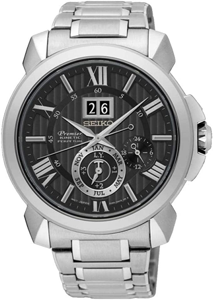 Seiko Premier Kinetic Men's Wrist Watch SNP141P1 