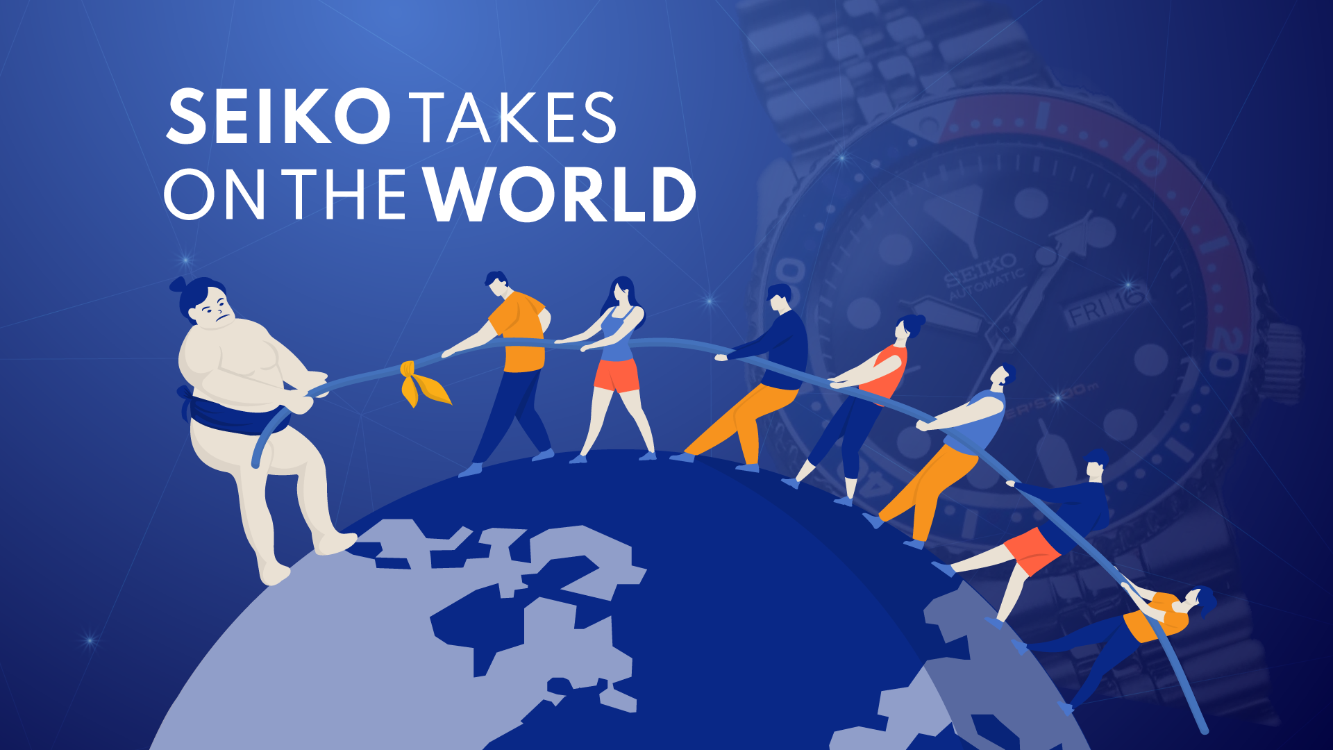 Seiko takes on the world banner