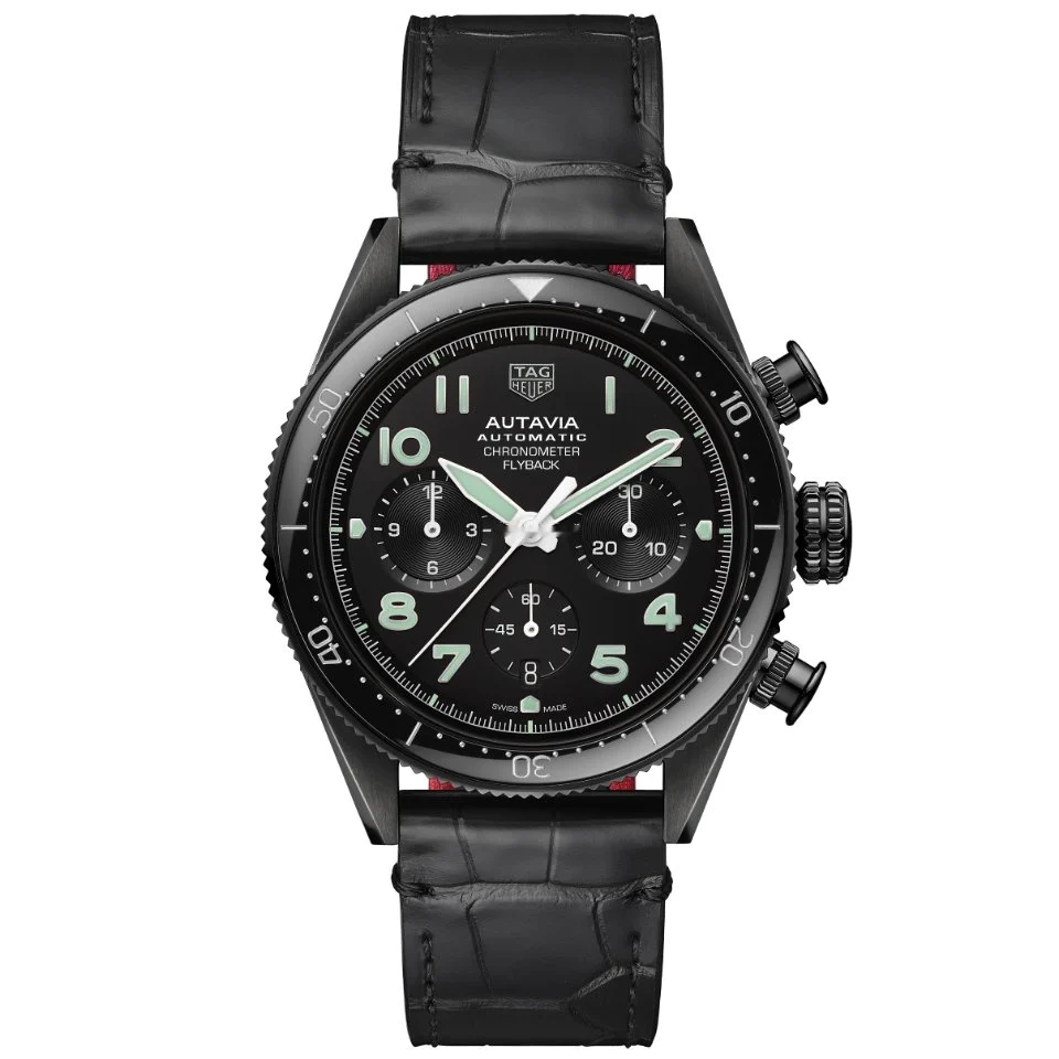 TAG Heuer Black Dial Autavia Flyback Chronograph - 2023
