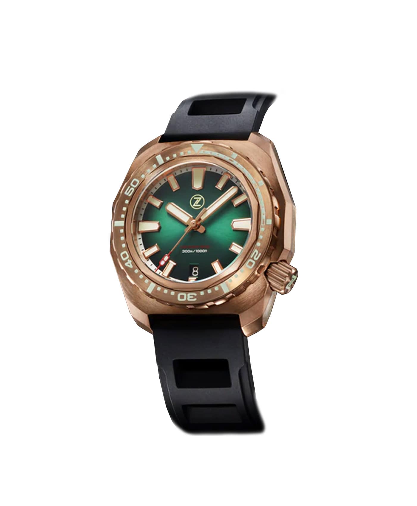Hammerhead V3 Bronze Emerald Green