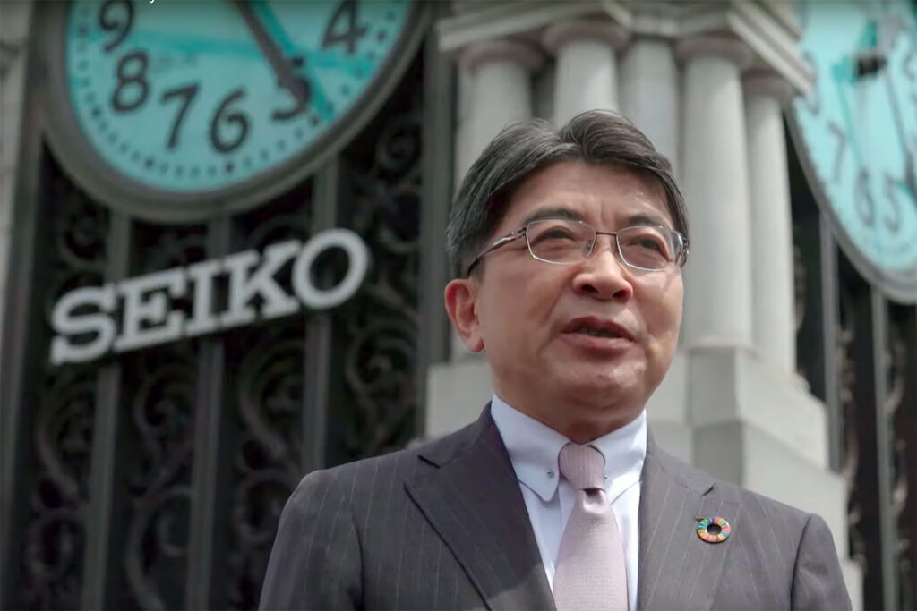 Seiko President at SEIKO Watch Corporation Akio Naito San 