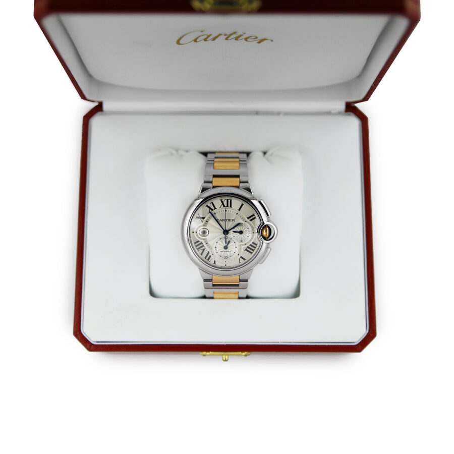 cartier ballon bleu chronograph box and papers from 2011 w6920075 shot 2 1