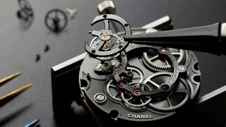 Chanel watchmaking movement assembly at the La Chaux-de-Fonds manufacture