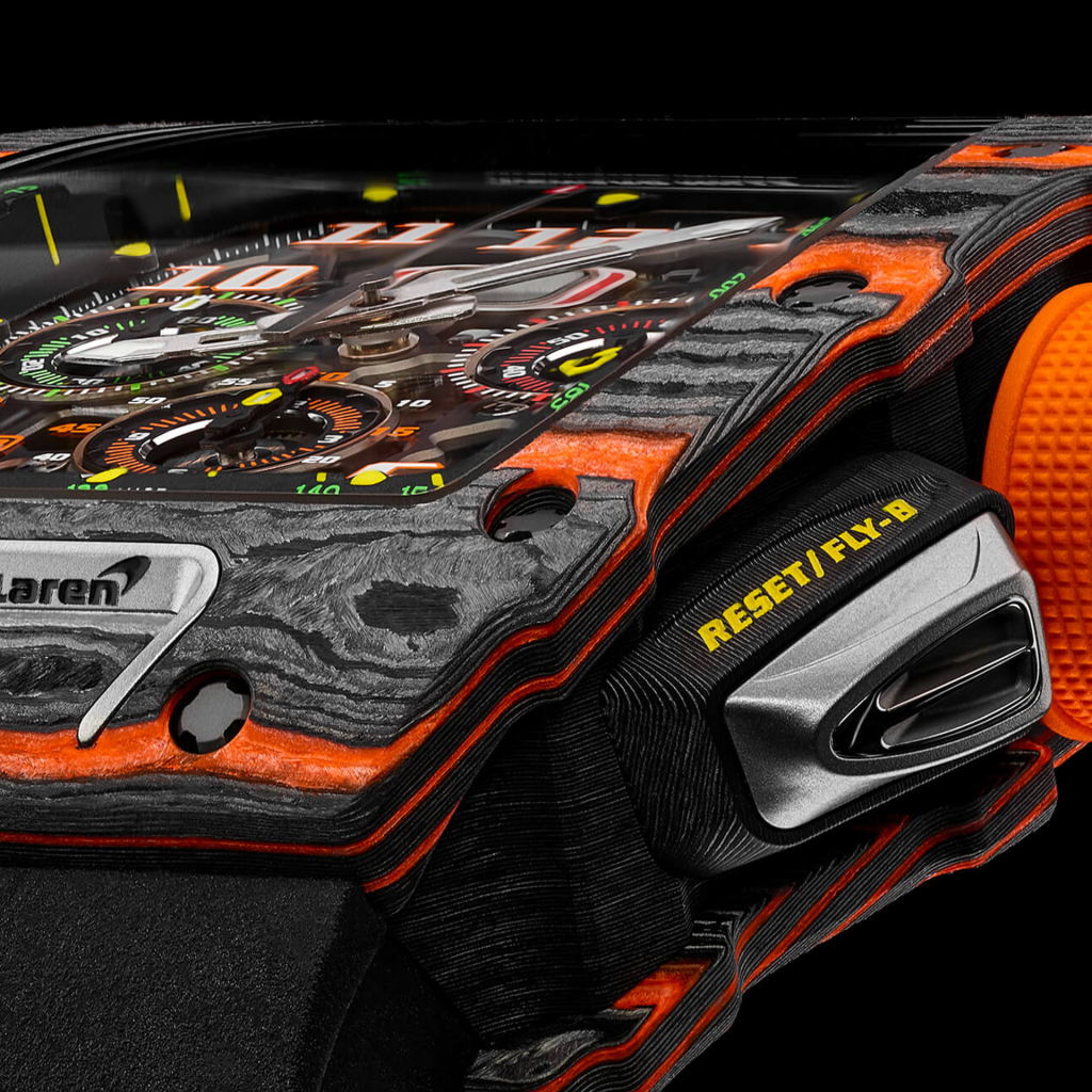 Richard Mille carbon case detail illustrating engineered scarcity in modern luxury watchmaking
