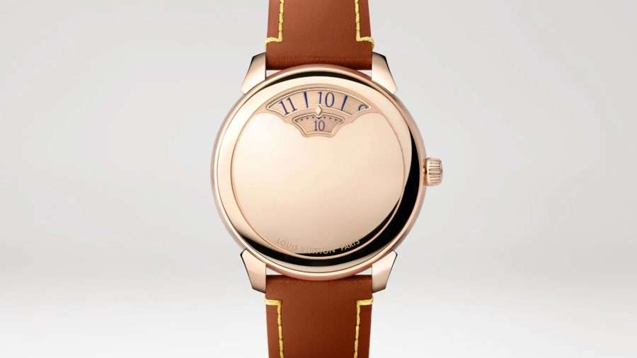Louis Vuitton Tambour Convergence yellow gold watch