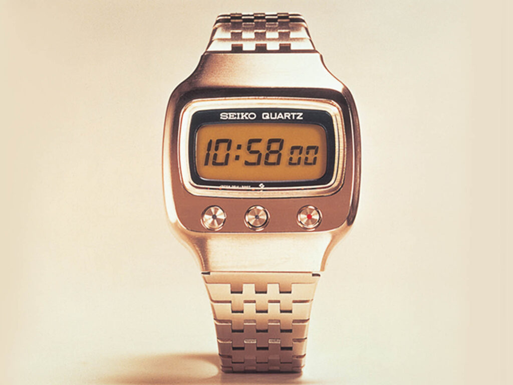 Seiko World's first 6-digit LCD Quartz Watch Cal. 0614