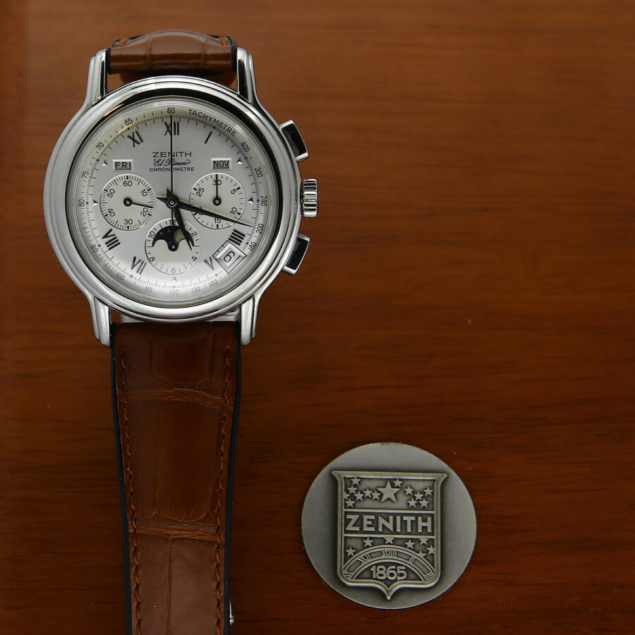 zenith el primero chronomaster 01.0240.410 from 1998 box and papers shot 1 1